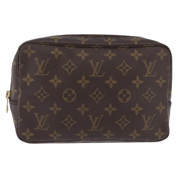 LOUIS VUITTON Monogram Trousse Toilette 23 Clutch Bag M47524 LV Auth 208275