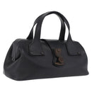 GUCCI Hand Bag Leather Black 105378 Auth 208277A-1