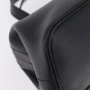 GUCCI Hand Bag Leather Black 105378 Auth 208277A-10