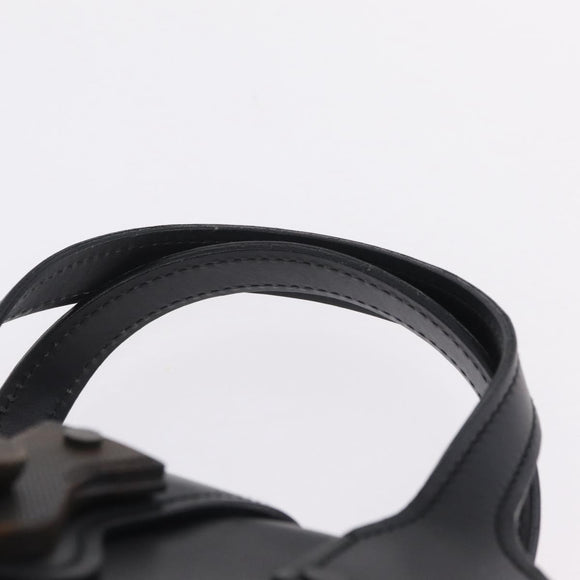 GUCCI Hand Bag Leather Black 105378 Auth 208277A