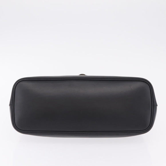 GUCCI Hand Bag Leather Black 105378 Auth 208277A