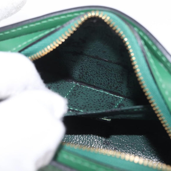 LOUIS VUITTON Epi Dauphine PM Cosmetic Pouch Green M48444 LV Auth 208283
