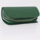 LOUIS VUITTON Epi Dauphine PM Cosmetic Pouch Green M48444 LV Auth 208283-6