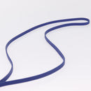 Salvatore Ferragamo Neck Pouch Leather Blue Silver Auth 208284V-17