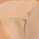 HERMES Coquillage PM Hand Bag Canvas Orange Silver Auth 208285A-14