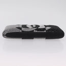 CHANEL Shoulder Bag Rhinestone Black Silver CC Auth 208291SM-10