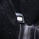 CHANEL Shoulder Bag Rhinestone Black Silver CC Auth 208291SM-20