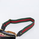 GUCCI Dionysos Bamboo Web Sherry Line Bag Harako leather 448075 Auth 208293M-10