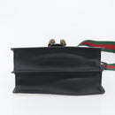 GUCCI Dionysos Bamboo Web Sherry Line Bag Harako leather 448075 Auth 208293M-13