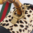 GUCCI Dionysos Bamboo Web Sherry Line Bag Harako leather 448075 Auth 208293M-18