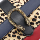 GUCCI Dionysos Bamboo Web Sherry Line Bag Harako leather 448075 Auth 208293M-19