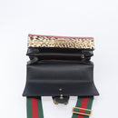GUCCI Dionysos Bamboo Web Sherry Line Bag Harako leather 448075 Auth 208293M-20
