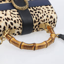 GUCCI Dionysos Bamboo Web Sherry Line Bag Harako leather 448075 Auth 208293M-7