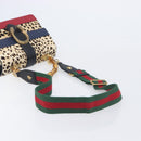 GUCCI Dionysos Bamboo Web Sherry Line Bag Harako leather 448075 Auth 208293M-9