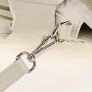Miu Miu Hand Bag Leather 2way White Silver Auth 208294SAM-17