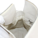 Miu Miu Hand Bag Leather 2way White Silver Auth 208294SAM-24