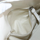 Miu Miu Hand Bag Leather 2way White Silver Auth 208294SAM-27