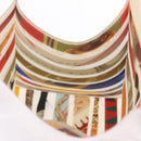 HERMES Hand Bag Vinyl Louvre Museum Limited Multicolor Auth 208295A-17