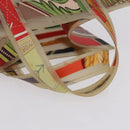 HERMES Hand Bag Vinyl Louvre Museum Limited Multicolor Auth 208295A-7