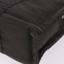 HERMES Her Line PM Hand Bag Canvas Gray Silver Auth 208296-13