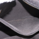 HERMES Her Line PM Hand Bag Canvas Gray Silver Auth 208296-20