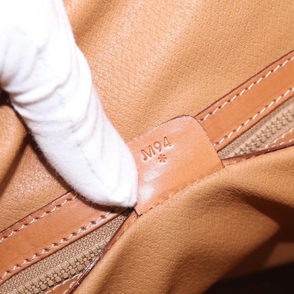 CELINE Macadam Canvas Hand Bag PVC Leather 2way Brown Gold Auth 208298