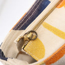 Miu Miu Hand Bag Canvas Ivory Gold Auth 208299-19