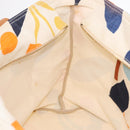 Miu Miu Hand Bag Canvas Ivory Gold Auth 208299-23