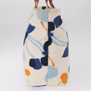 Miu Miu Hand Bag Canvas Ivory Gold Auth 208299-5