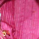 PRADA Chain Shoulder Bag Nylon Pink Gold Auth 208300A-24