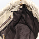 Miu Miu Matelasse Hand Bag Vitellolux 2way Beige Gold Auth 208301A-23