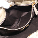 Miu Miu Matelasse Hand Bag Vitellolux 2way Beige Gold Auth 208301A-26
