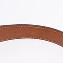 CELINE Macadam Canvas Hand Bag PVC Leather 2way Brown Gold Auth 208305A-10