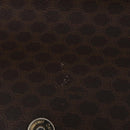 CELINE Macadam Canvas Hand Bag PVC Leather 2way Brown Gold Auth 208305A-24