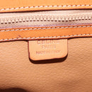 CELINE Macadam Canvas Hand Bag PVC Leather 2way Brown Gold Auth 208305A-26