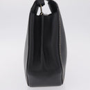Cartier Garland Cartier Hand Bag Leather Black Gold Auth 208307A-6