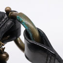 Chloe Hand Bag Leather Black Auth 208310M-8