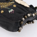 Chloe Hand Bag Leather Black Auth 208310M-13