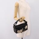 Chloe Hand Bag Leather Black Auth 208310M-27