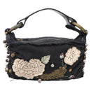 Chloe Hand Bag Leather Black Auth 208310M-13
