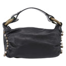 Chloe Hand Bag Leather Black Auth 208310M-2
