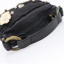 Chloe Hand Bag Leather Black Auth 208310M-6