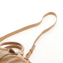 Miu Miu Matelasse Hand Bag Vitellolux 2way Brown Gold Auth 208315M-11