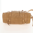 Miu Miu Matelasse Hand Bag Vitellolux 2way Brown Gold Auth 208315M-12