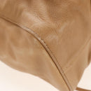 Miu Miu Matelasse Hand Bag Vitellolux 2way Brown Gold Auth 208315M-15