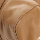 Miu Miu Matelasse Hand Bag Vitellolux 2way Brown Gold Auth 208315M-18