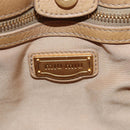 Miu Miu Matelasse Hand Bag Vitellolux 2way Brown Gold Auth 208315M-21