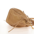 Miu Miu Matelasse Hand Bag Vitellolux 2way Brown Gold Auth 208315M-5