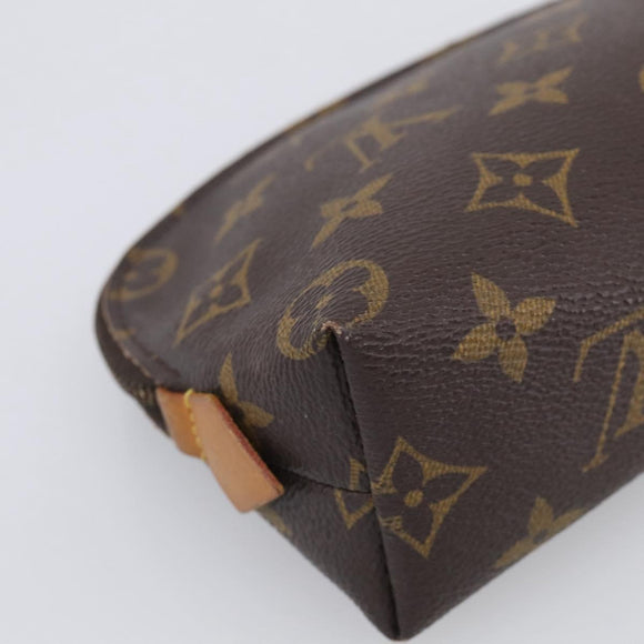 LOUIS VUITTON Monogram Pochette Cosmetic PM Pouch M43998 LV Auth 208318