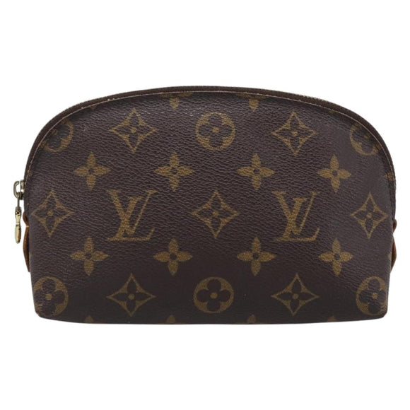 LOUIS VUITTON Monogram Pochette Cosmetic PM Pouch M43998 LV Auth 208318